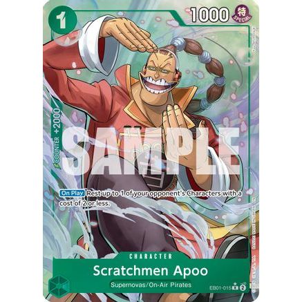 Scratchmen Apoo - EB01-015 (Alternate Art) (EB01-015) - Premium Booster -The Best- Vol. 2 Foil