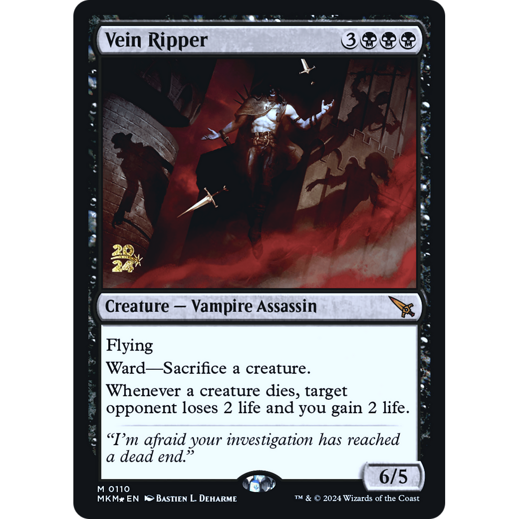 Vein Ripper (PRE-110S) - Murders at Karlov Manor Promos Foil