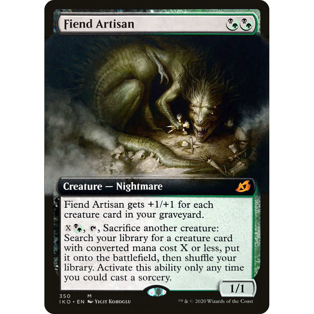 Fiend Artisan (Extended Art) (IKO-350) - Ikoria: Lair of Behemoths: (Extended Art)