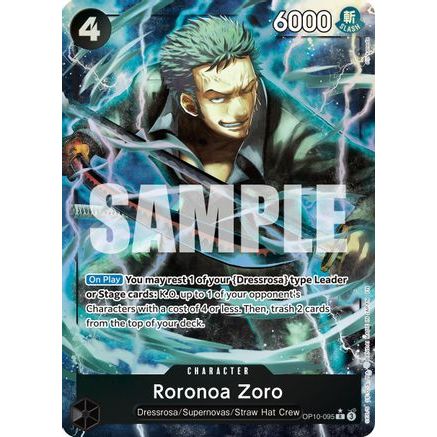 Roronoa Zoro - OP10-095 (Alternate Art) (OP10-095) - Premium Booster -The Best- Vol. 2 Foil