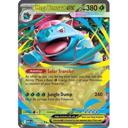 Mega Venusaur ex - 003/132 3 - ME01 Mega Evolution Holofoil