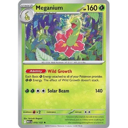 Meganium 10 - ME01 Mega Evolution Holofoil