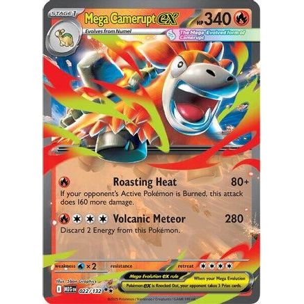 Mega Camerupt ex - 022/132 22 - ME01 Mega Evolution Holofoil