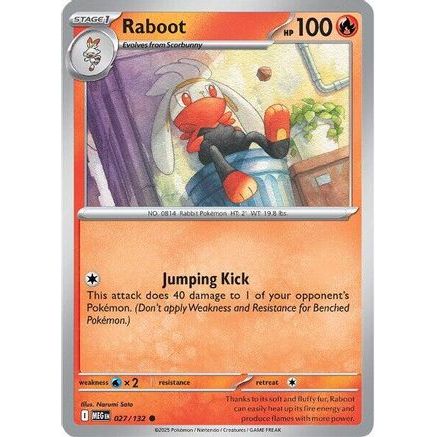 Raboot 27 - ME01 Mega Evolution Reverse Holofoil