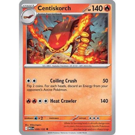 Centiskorch 30 - ME01 Mega Evolution Reverse Holofoil