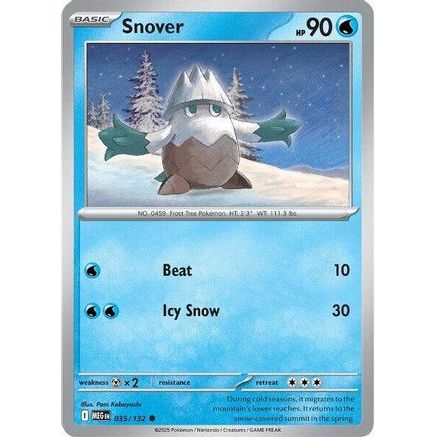 Snover - 035/132 35 - ME01 Mega Evolution Reverse Holofoil