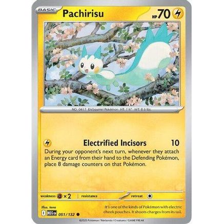 Pachirisu 51 - ME01 Mega Evolution Reverse Holofoil