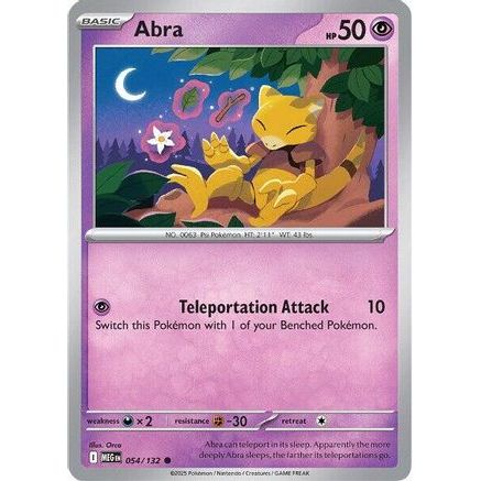 Abra 54 - ME01 Mega Evolution Reverse Holofoil