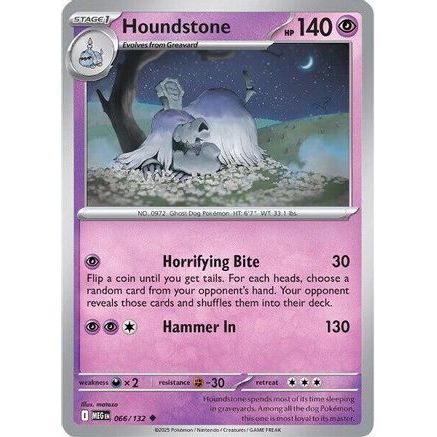 Houndstone - 066/132 66 - ME01 Mega Evolution Reverse Holofoil