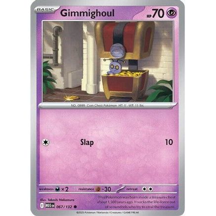 Gimmighoul 67 - ME01 Mega Evolution Reverse Holofoil