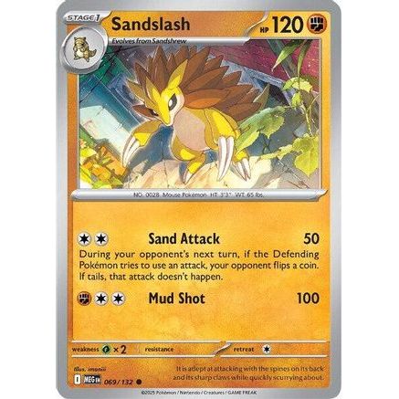 Sandslash 69 - ME01 Mega Evolution Reverse Holofoil