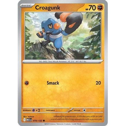 Croagunk 78 - ME01 Mega Evolution Reverse Holofoil