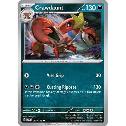 Crawdaunt 85 - ME01 Mega Evolution