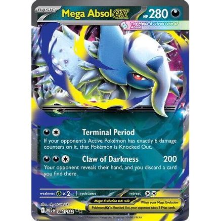 Mega Absol ex - 086/132 86 - ME01 Mega Evolution Holofoil