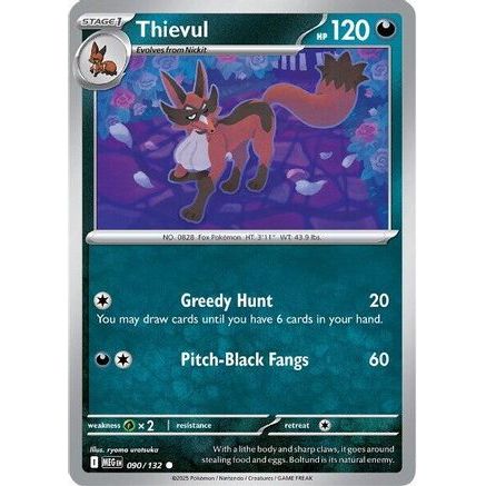 Thievul 90 - ME01 Mega Evolution Reverse Holofoil