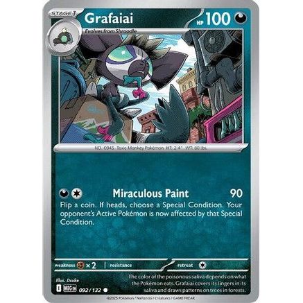 Grafaiai 92 - ME01 Mega Evolution Reverse Holofoil
