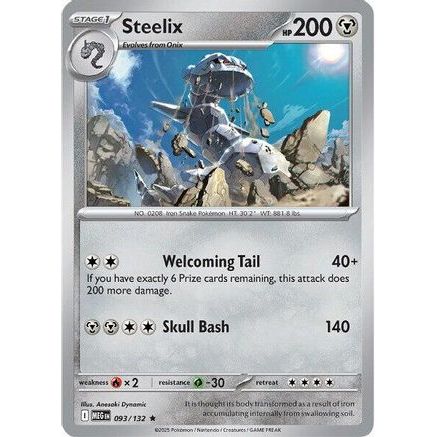 Steelix - 093/132 93 - ME01 Mega Evolution Reverse Holofoil