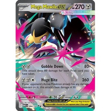 Mega Mawile ex - 094/132 94 - ME01 Mega Evolution Holofoil