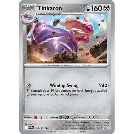 Tinkaton 98 - ME01 Mega Evolution Reverse Holofoil