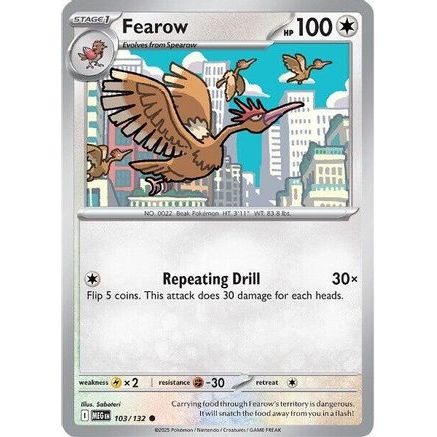 Fearow 103 - ME01 Mega Evolution Reverse Holofoil