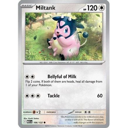 Miltank 106 - ME01 Mega Evolution Reverse Holofoil