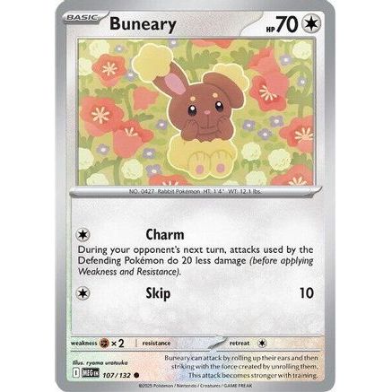 Buneary 107 - ME01 Mega Evolution Reverse Holofoil