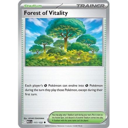 Forest of Vitality 117 - ME01 Mega Evolution Reverse Holofoil