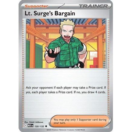 Lt. Surge's Bargain - 120/132 120 - ME01 Mega Evolution