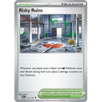 Risky Ruins 127 - ME01 Mega Evolution Reverse Holofoil