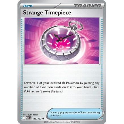 Strange Timepiece 128 - ME01 Mega Evolution Reverse Holofoil