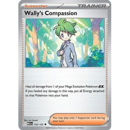 Wally's Compassion - 132/132 132 - ME01 Mega Evolution Reverse Holofoil