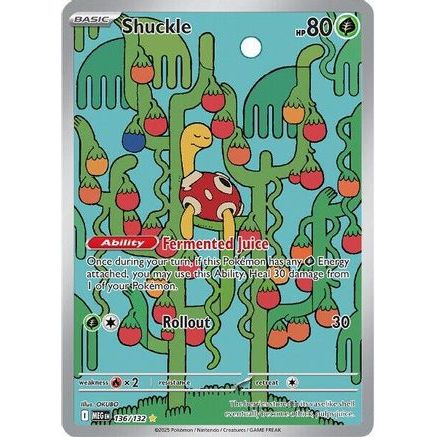 Shuckle - 136/132 136 - ME01 Mega Evolution Holofoil
