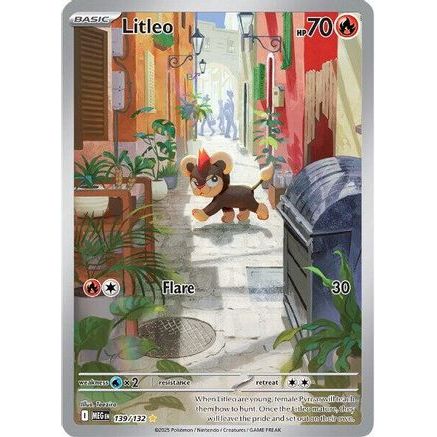 Litleo - 139/132 139 - ME01 Mega Evolution Holofoil