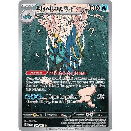 Clawitzer - 141/132 141 - ME01 Mega Evolution Holofoil