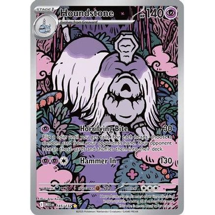 Houndstone - 145/132 145 - ME01 Mega Evolution Holofoil