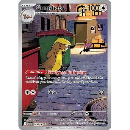 Gumshoos - 153/132 153 - ME01 Mega Evolution Holofoil