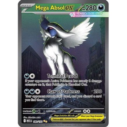 Mega Absol ex - 180/132 180 - ME01 Mega Evolution Holofoil