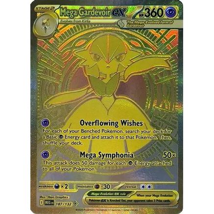 Mega Gardevoir ex - 187/132 187 - ME01 Mega Evolution Holofoil