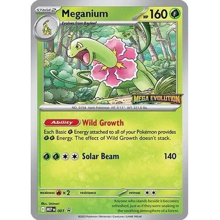 Meganium - 001 1 - ME Mega Evolution Promo