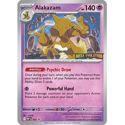 Alakazam - 003 3 - ME Mega Evolution Promo