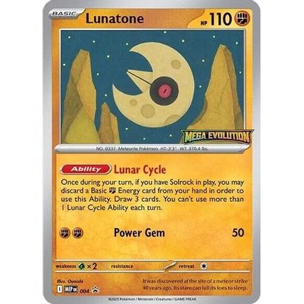 Lunatone - 004 4 - ME Mega Evolution Promo