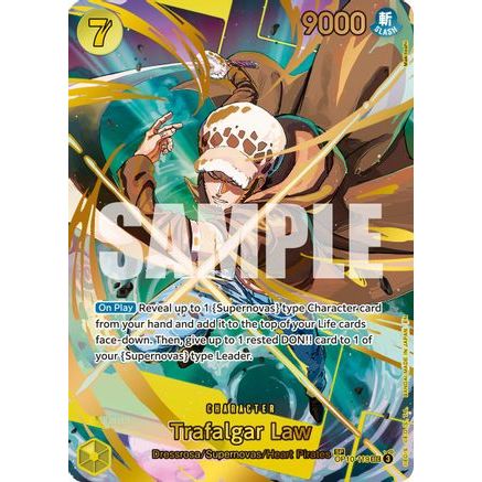 Trafalgar Law - OP10-119 (SP) (OP10-119) - Premium Booster -The Best- Vol. 2 Foil