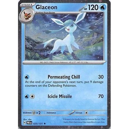 Glaceon - 025/131 (Cosmos Holo) 25 - Miscellaneous Cards & Products Holofoil