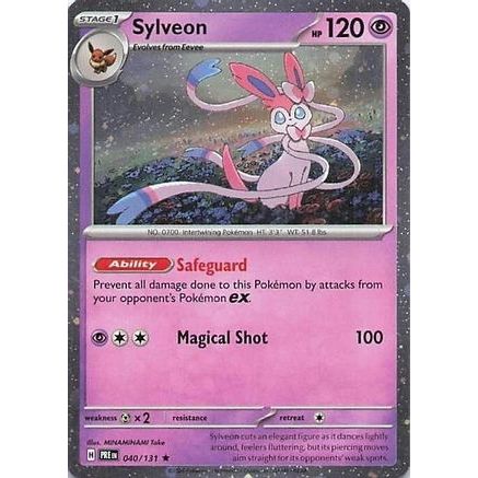 Sylveon - 040/131 (Cosmos Holo) 40 - Miscellaneous Cards & Products Holofoil