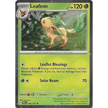 Leafeon - 005/131 (Cosmos Holo) 5 - Miscellaneous Cards & Products Holofoil