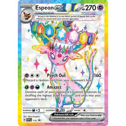 Espeon ex - 175 SVP - SV Scarlet & Violet Promo Cards Holofoil