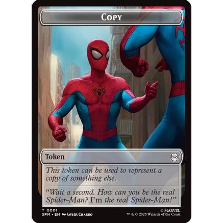 Copy // Human Citizen Double-Sided Token (SPM-1 // 4) - Marvel's Spider-Man Foil