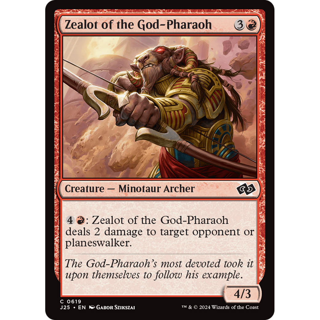 Zealot of the God-Pharaoh (J25-619) - Foundations Jumpstart