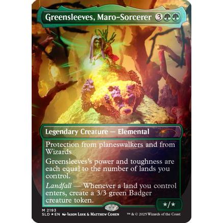 Greensleeves, Maro-Sorcerer (Rainbow Foil) (SLD-2193) - Secret Lair Drop Series Foil