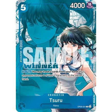 Tsuru (Winner Pack 2025 Vol. 4) (OP06-051) - One Piece Promotion Cards Foil